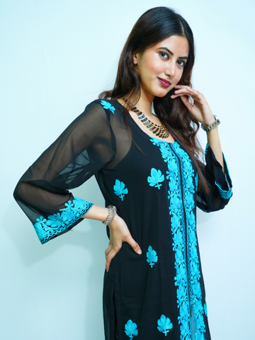 Zareen Floral Kashmiri Embroidered Kurti